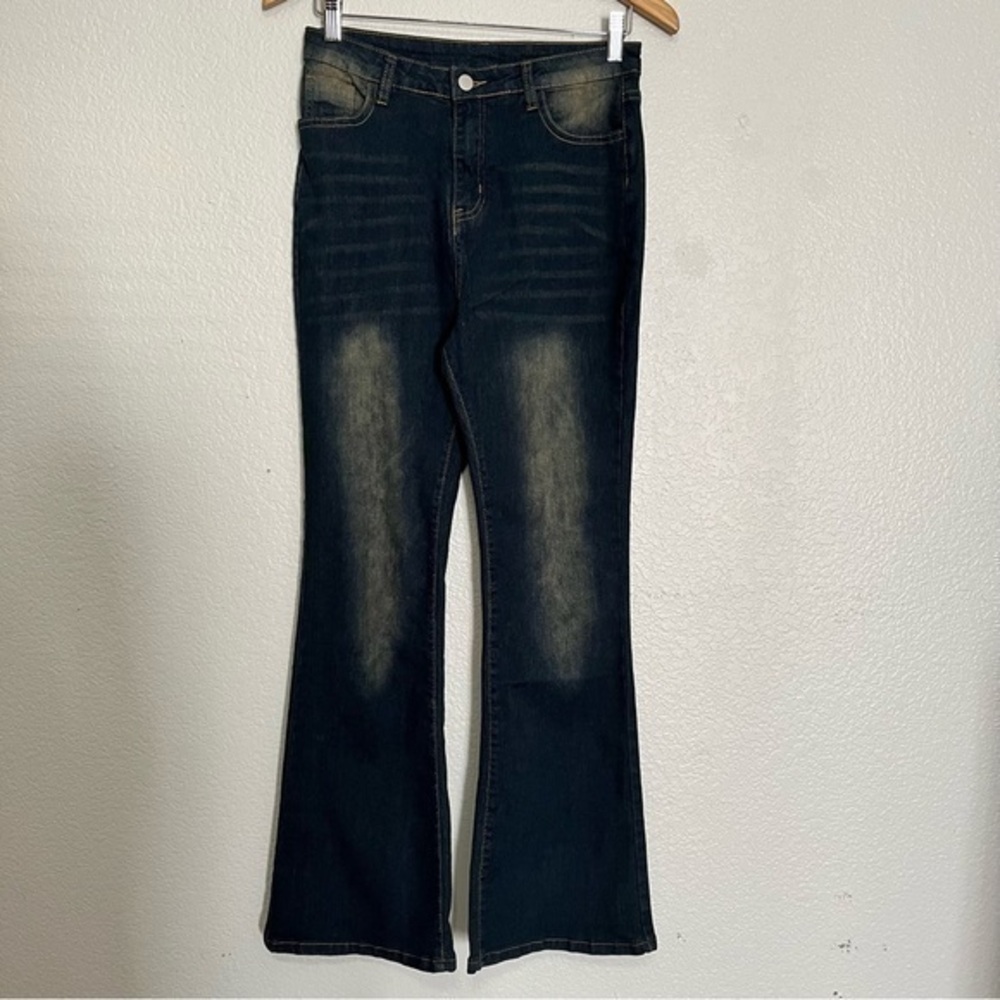 Unbranded Vintage Wash Style Flare Jeans